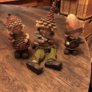 Set of 3 fall people